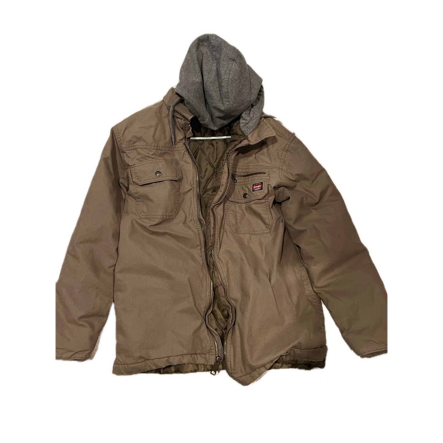 Wrangler Veste en jean isolante zippée pour homme, taille M