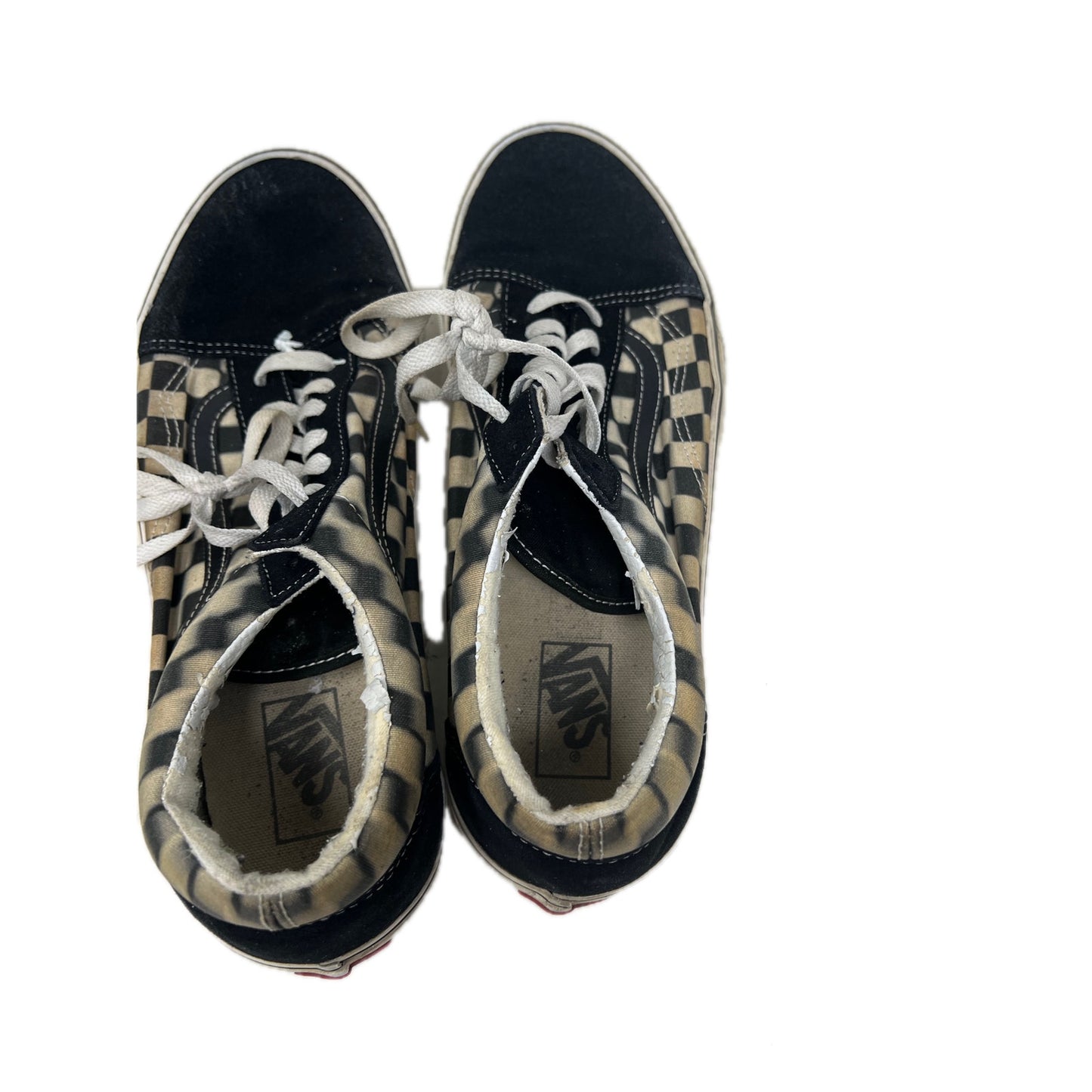 Vans Old Skool Low Checkered Sneakers Mens Size 11.5