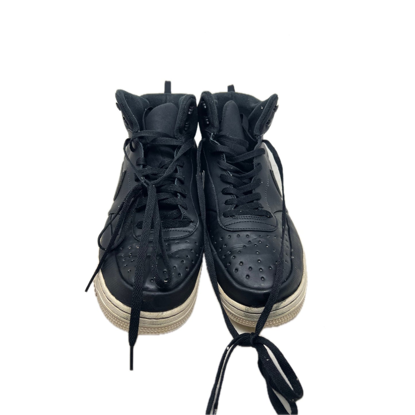 Nike Court Vision Mid Black Phantom Sneakers Mens 13