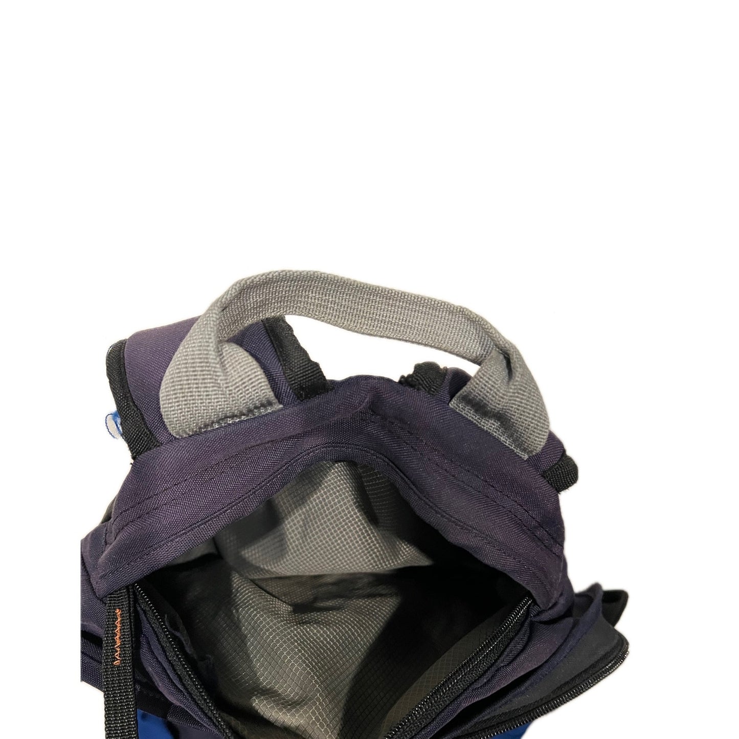 Sac à dos JanSport Vintage à 3 sections bleu, gris et noir
