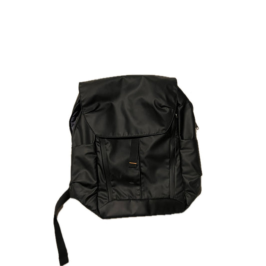 Mochila para computadora de carga superior de piel sintética