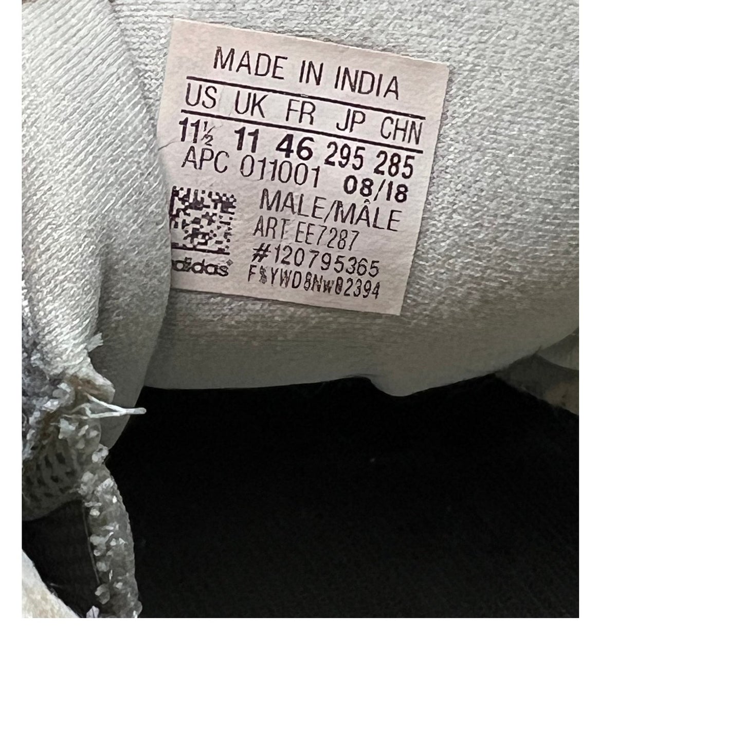 adidas Yeezy 500 Salt Sneakers Mens 11.5