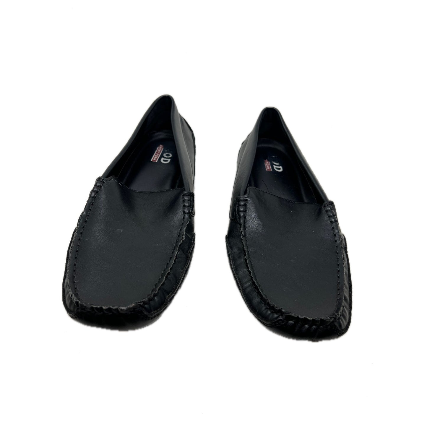 Izod Burney Black Driving Loafers Mens Sz 10.5