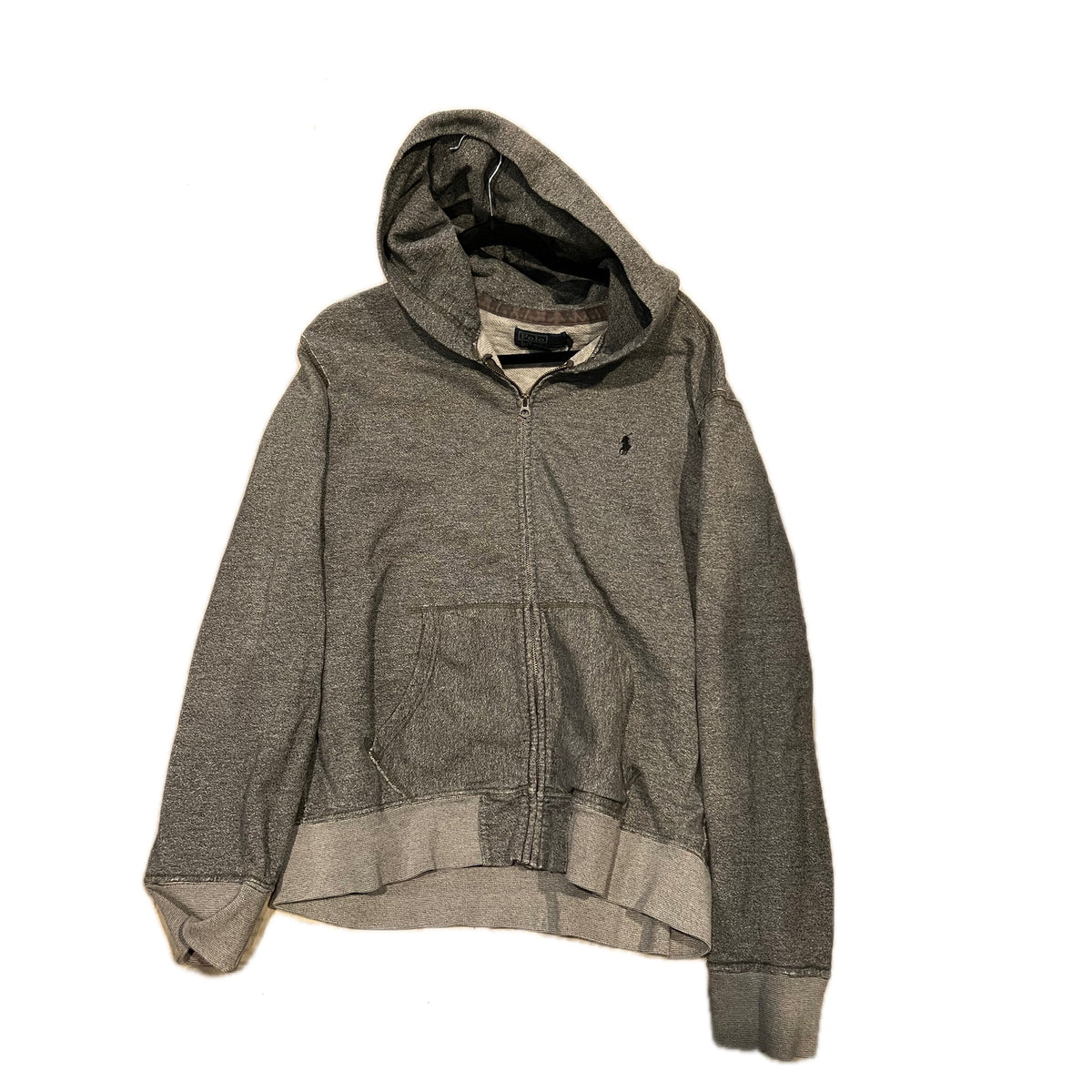 Polo Ralph Lauren Gray Full Zip Hoodie Mens XL