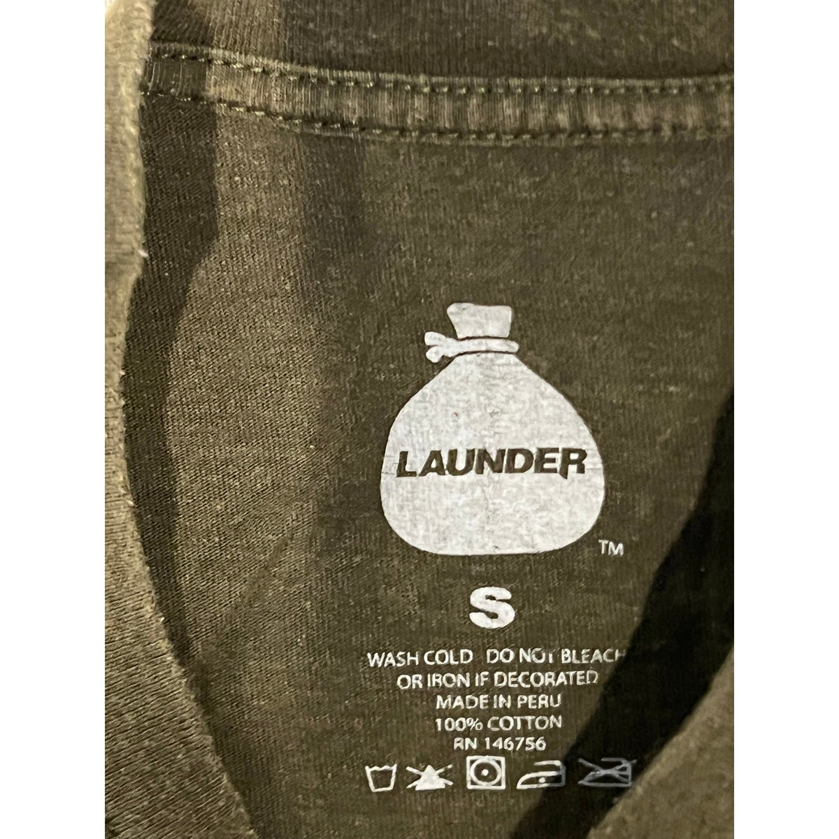 Launder Olive Green Legendary T-Shirt Mens Small