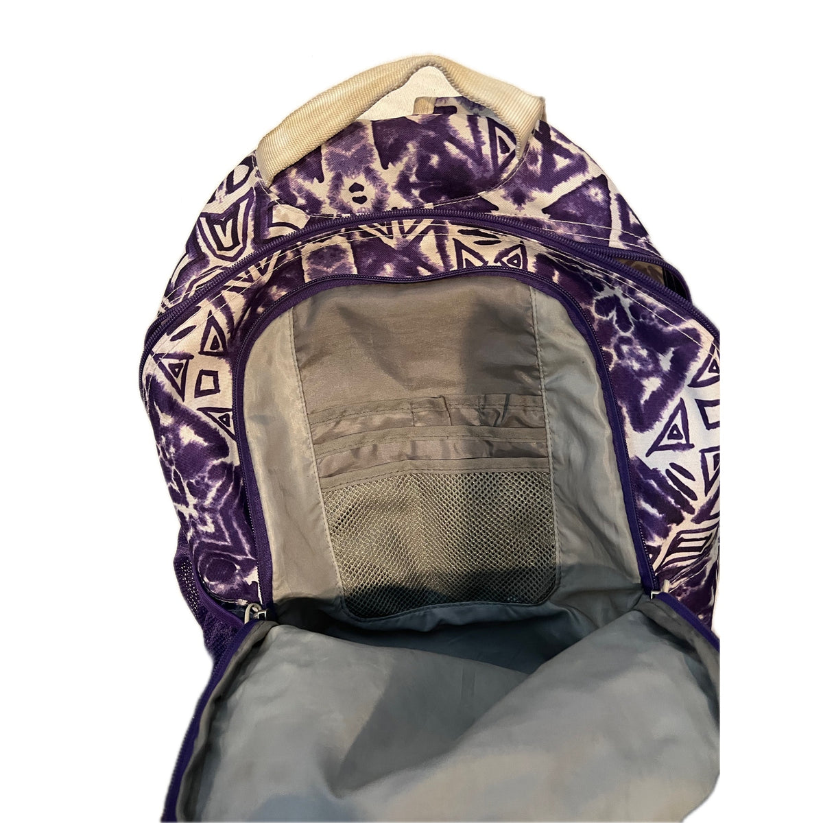 High Sierra Curve Purple Pattern Backpack