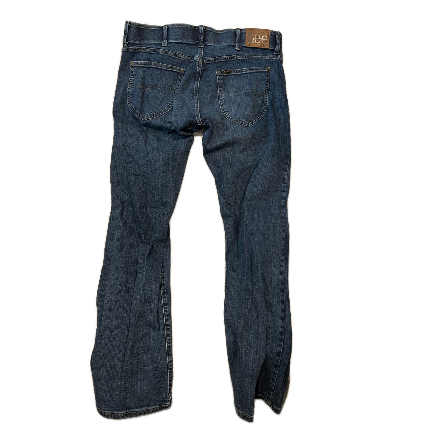 Lee Slim Straight Fit Leg Blue Jeans 36x34