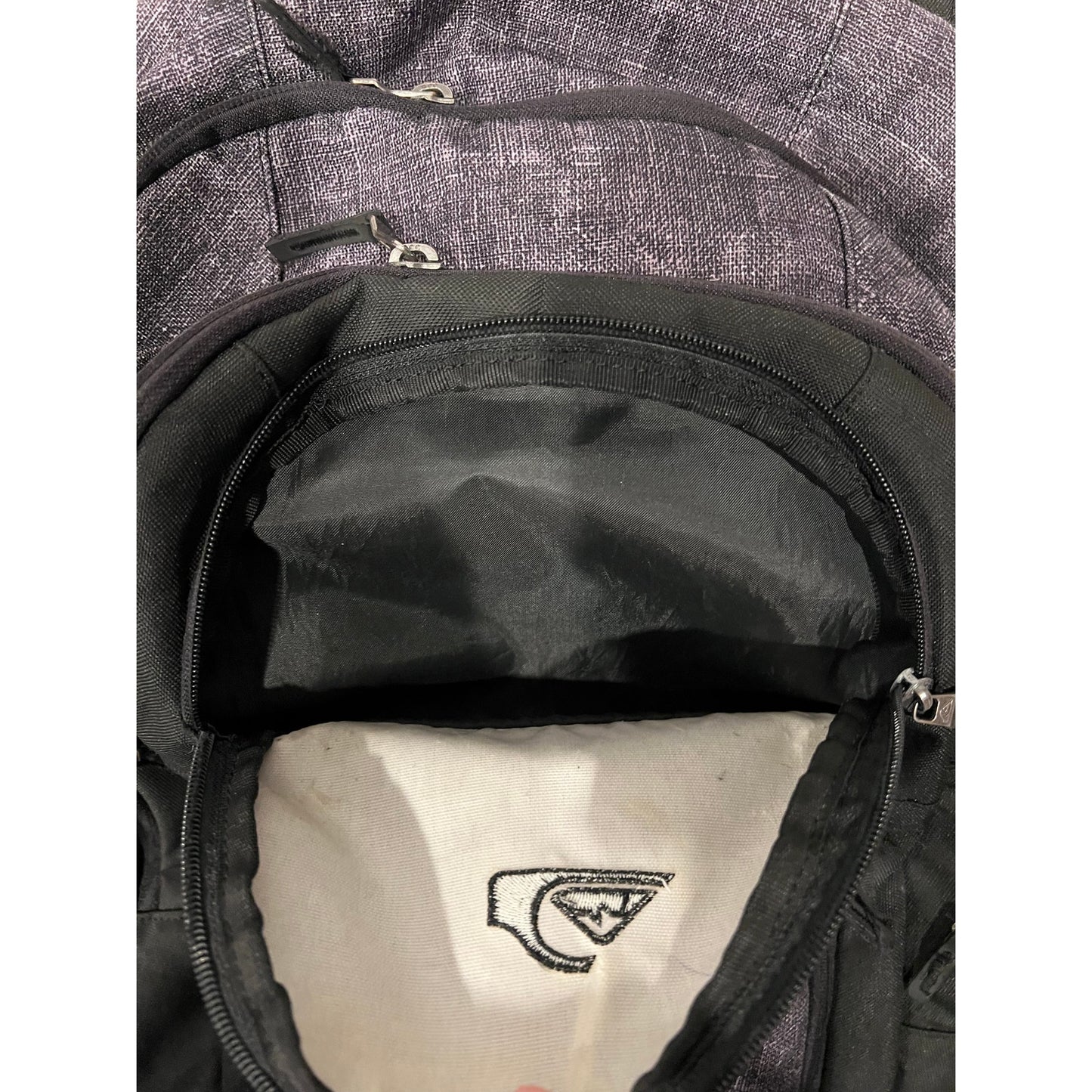 Sac à dos de skater Quiksilver violet et gris
