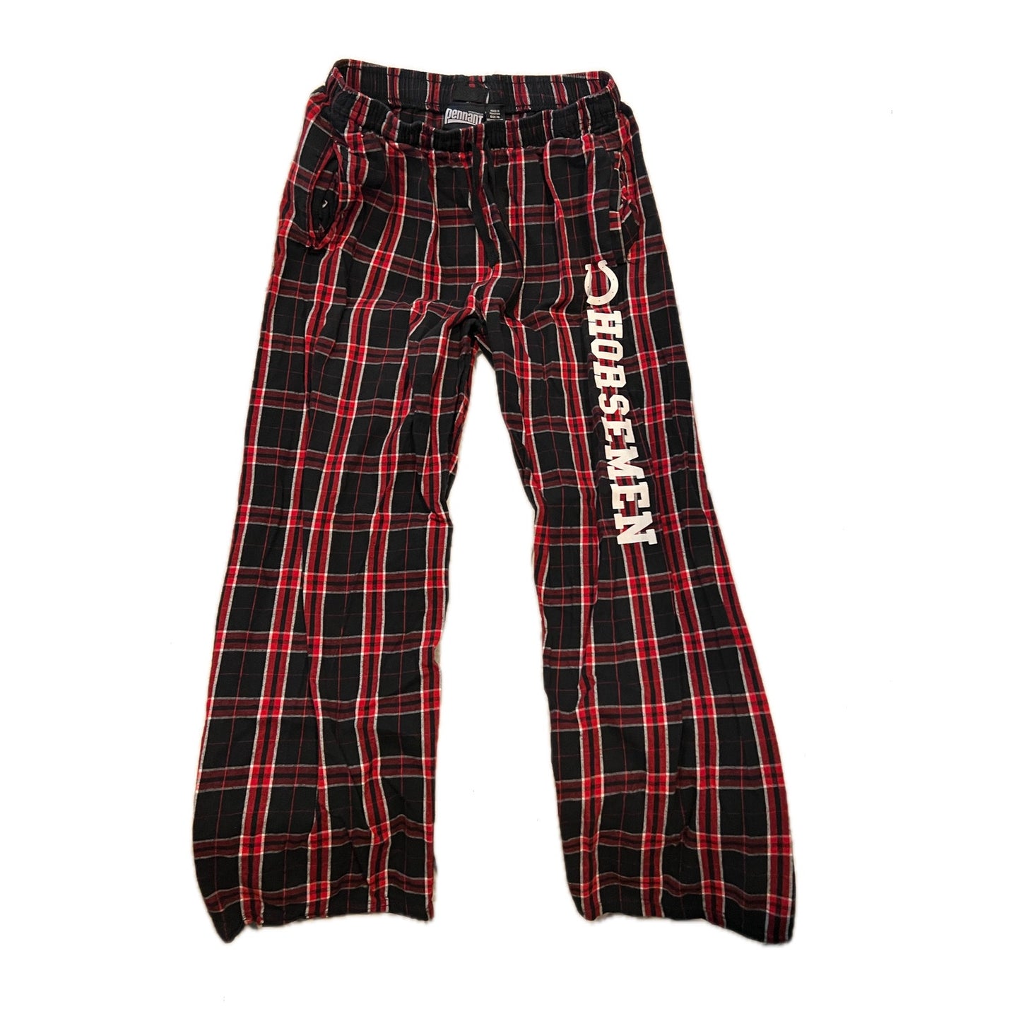 Pantalon de nuit et de détente Pennant Horseman à carreaux rouges pour homme, taille XL