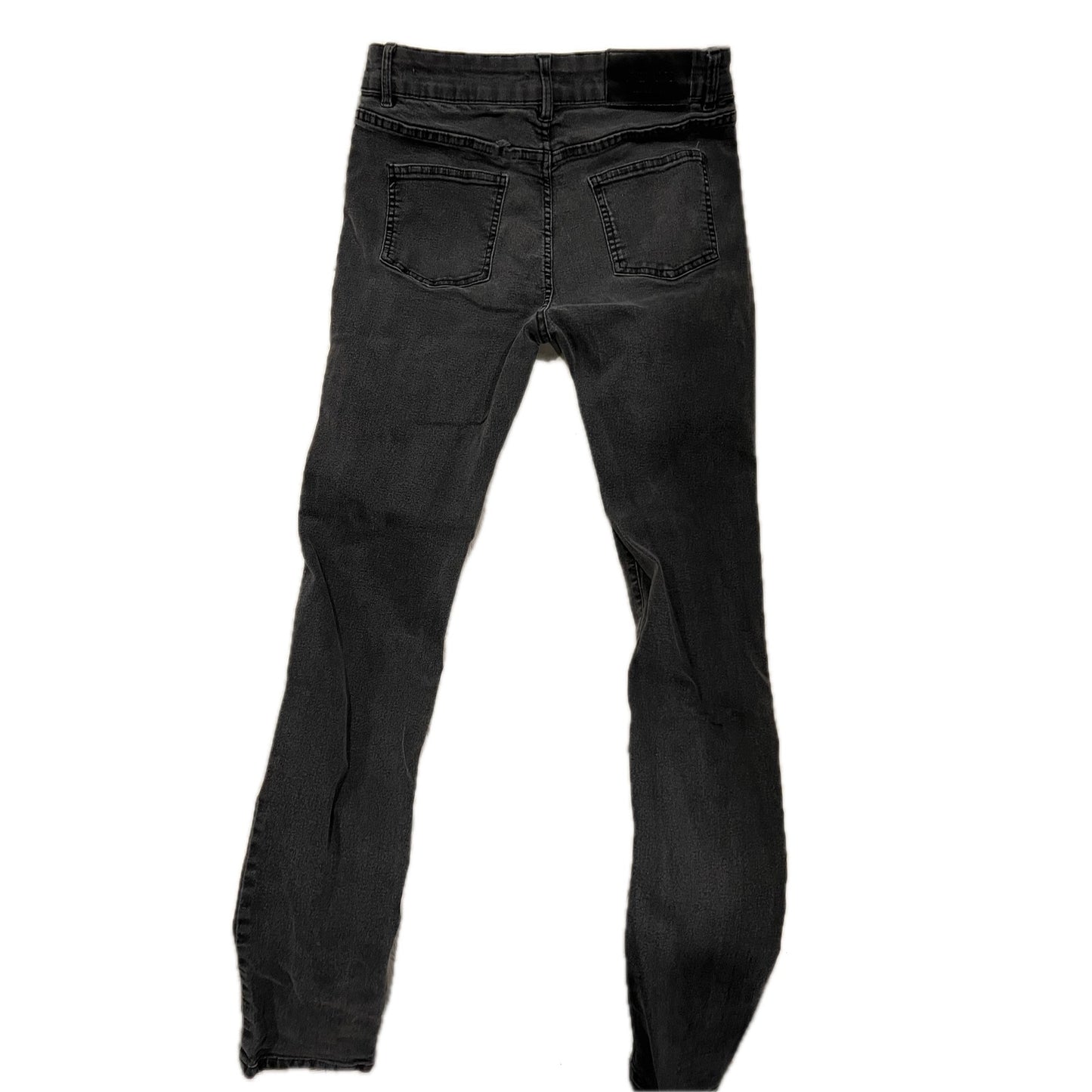 BooHooMan Vaqueros pitillo negros para hombre 32x32