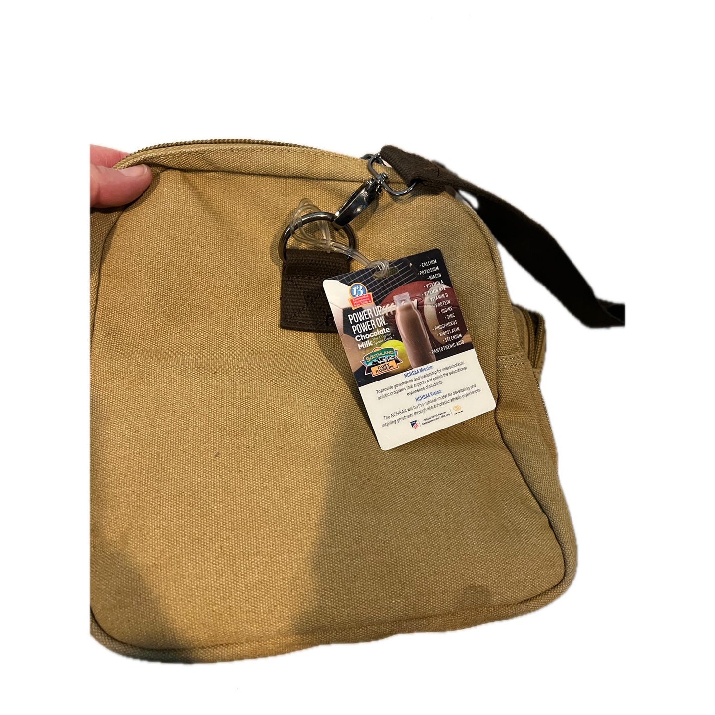 Heavy Duty Weave Canvas Duffel Bag  20"x12"x10"