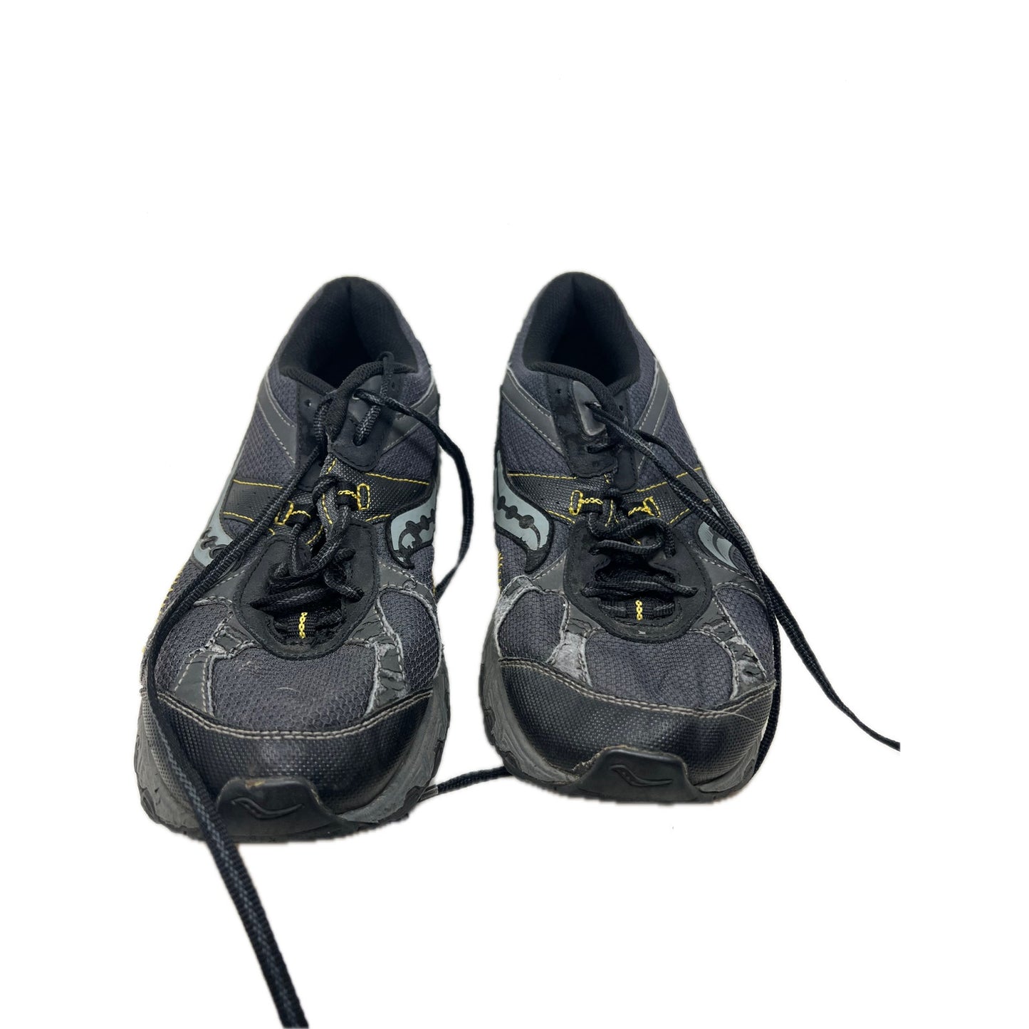 Saucony Mens Grid Raptor TR Gray Running Sneakers Size 10.5