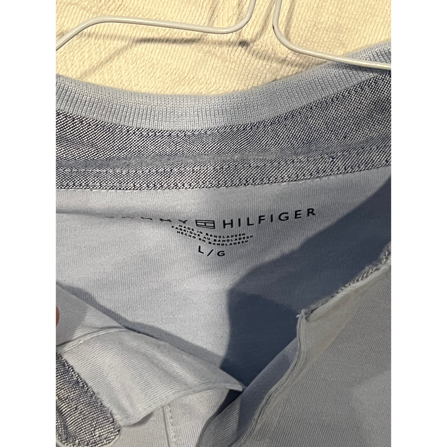 Tommy Hilfiger White Polo Shirt Mens Large