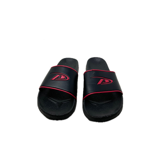 Pro Player Black Red Sandals Slides Mens 10 Womans 11