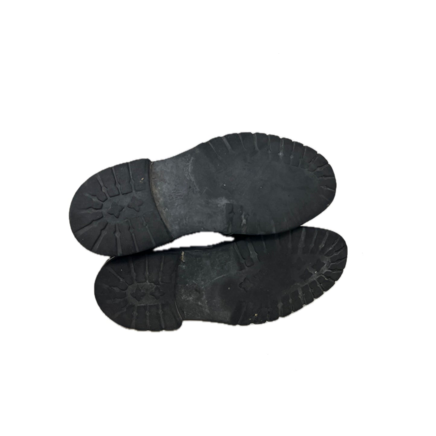 H&M Black Combat Boots Faux Leather Mens 10.5