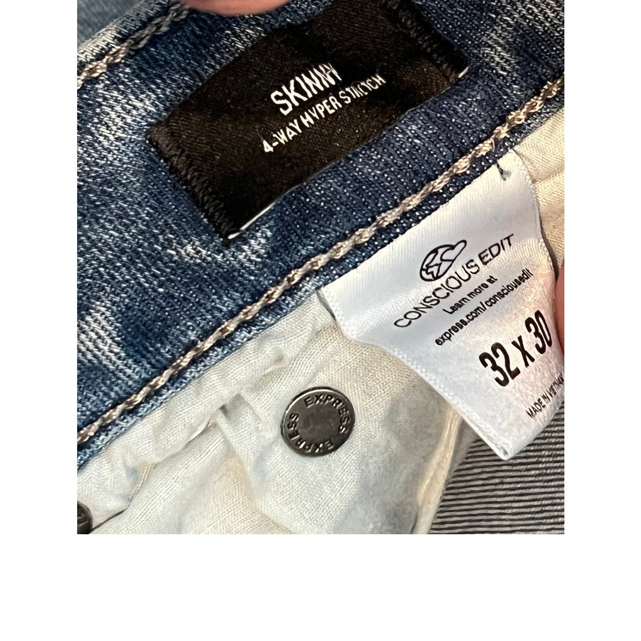Express Jeans Skinny Leg Jeans Mens 32x30