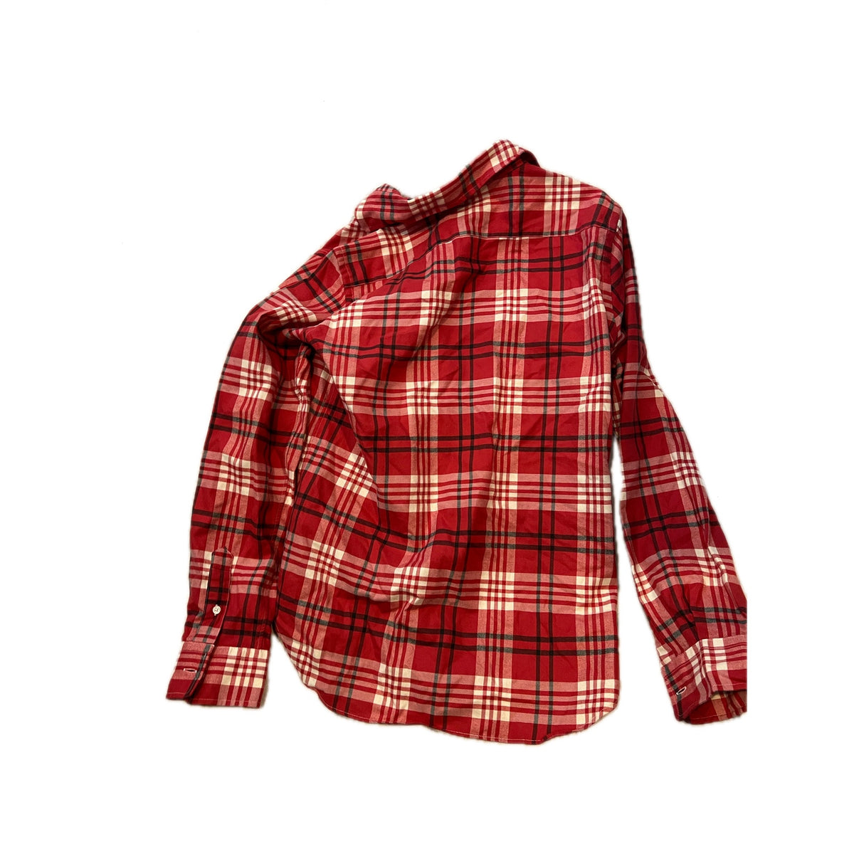 Polo Ralph Lauren Red Casual Button Down Shirt Mens Med