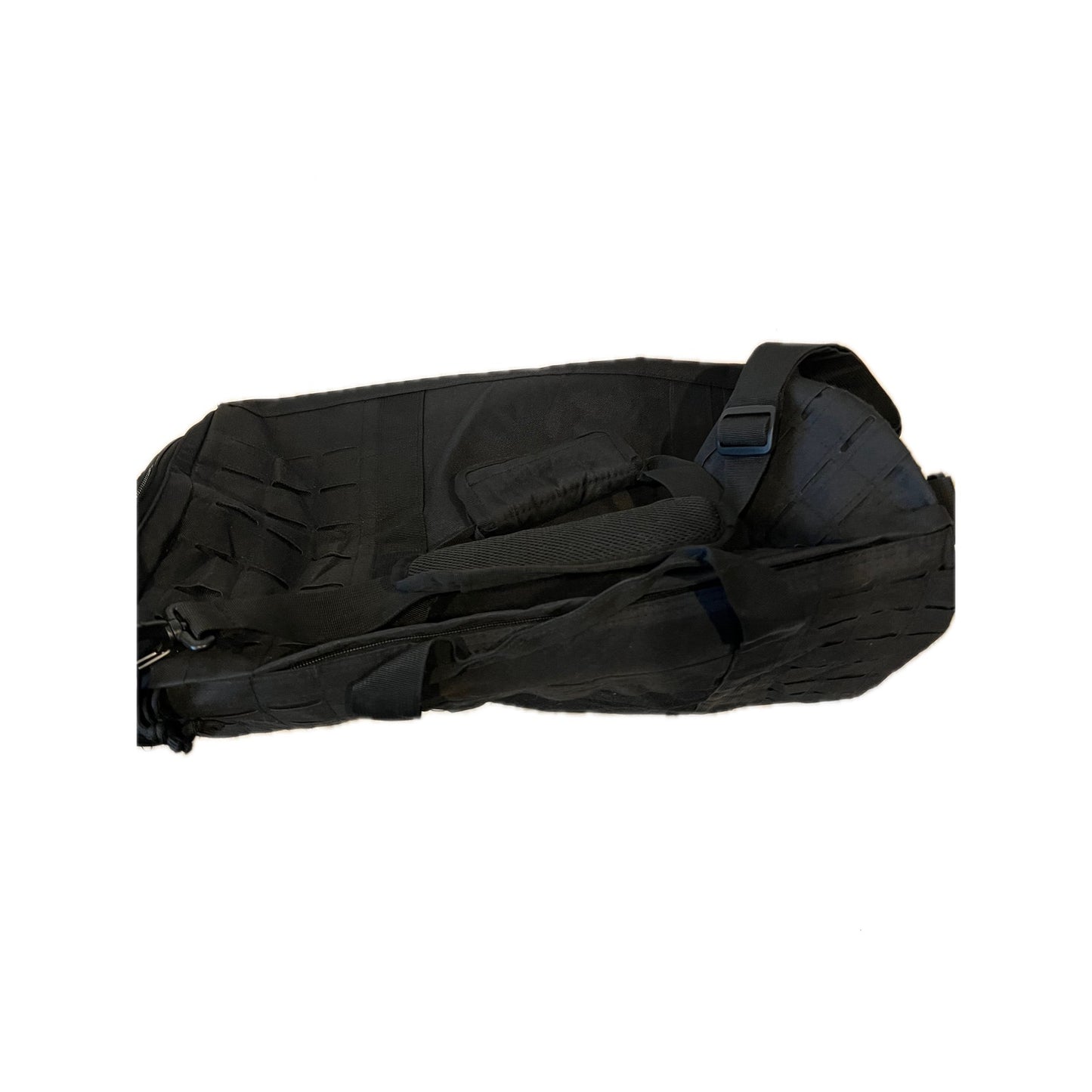 XL Tactical Canvas Black Duffel 20"x10"x10"