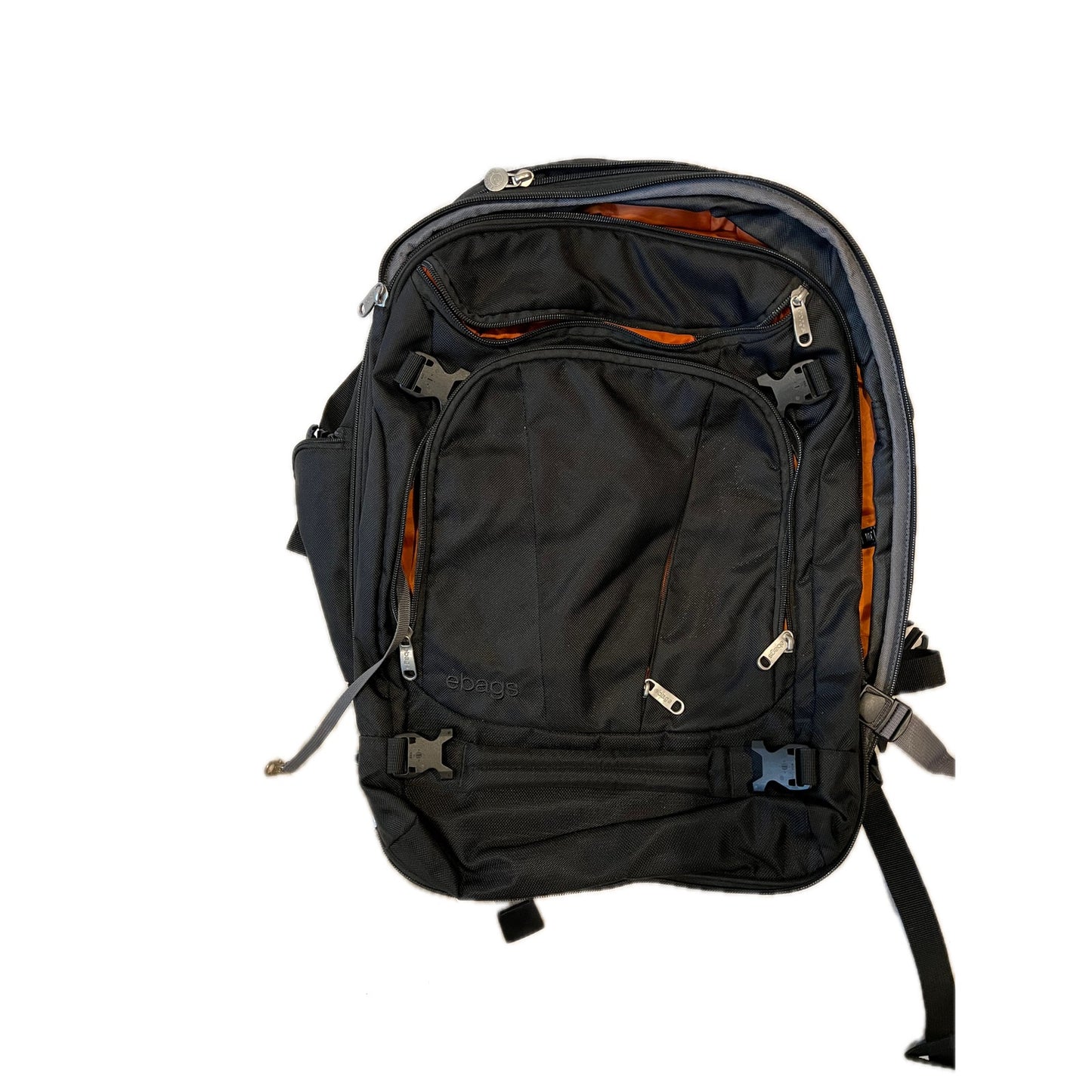 Target Clamshell Black Padded Backpack