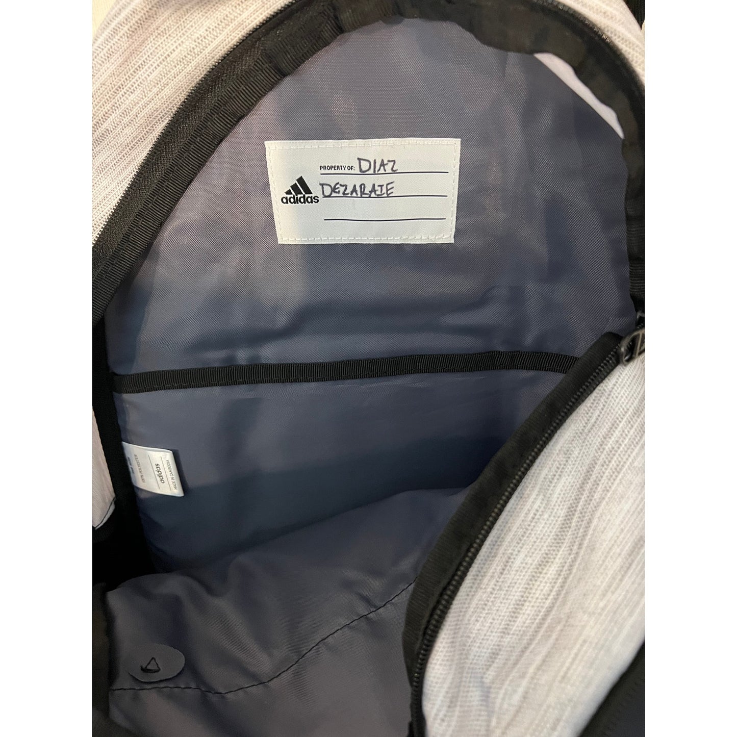 Adidas Prime 7 Black White Backpack