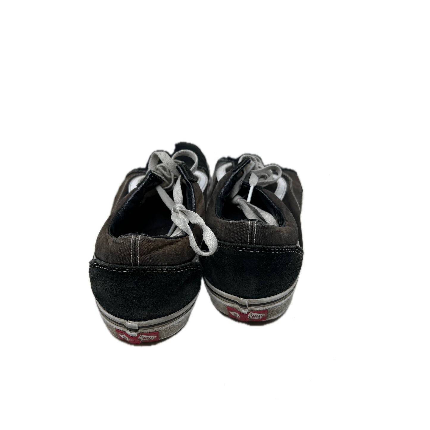 Vans Old Skool Black Suede w Leather Stripe Mens 9.5