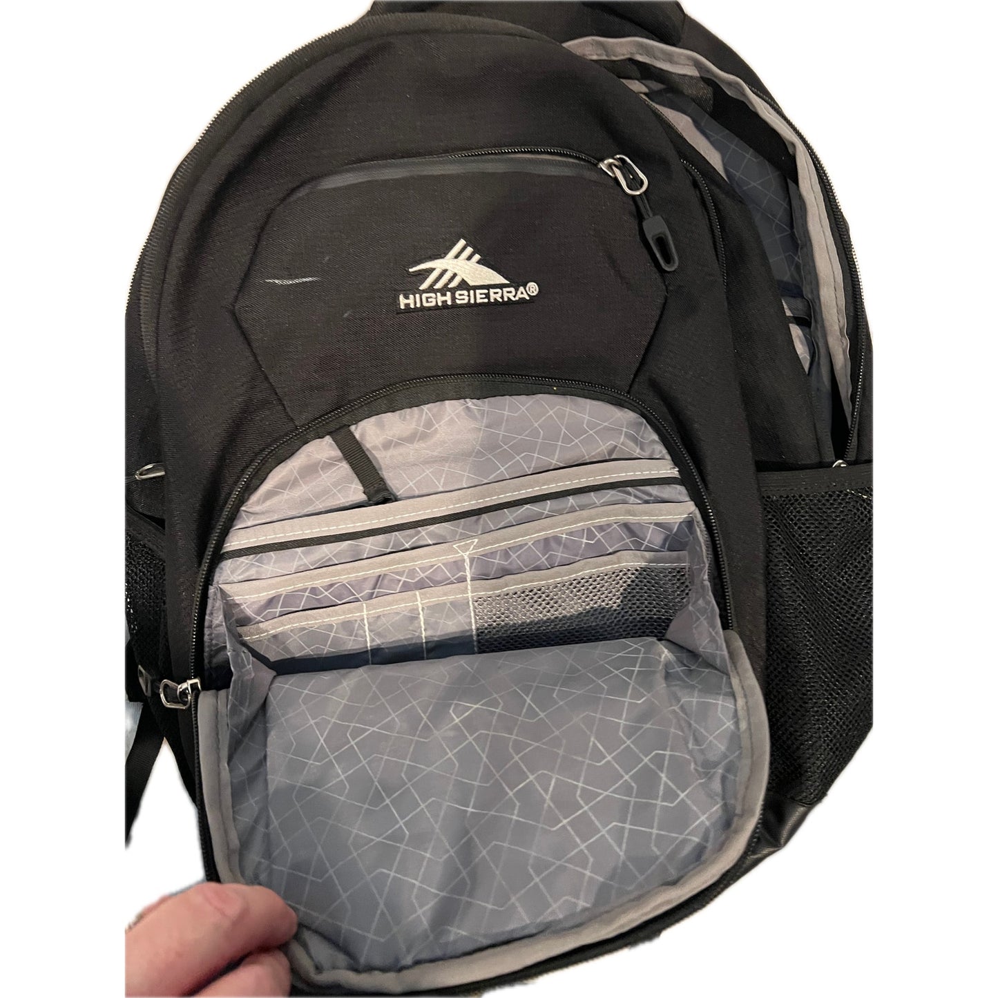 High Sierra Loop Backpack ~Black Gray