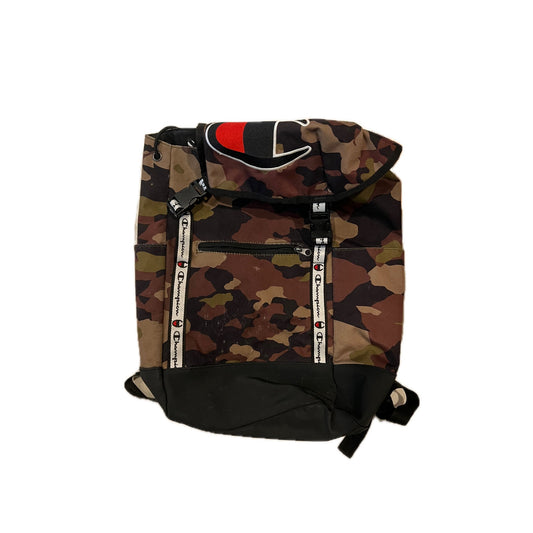 Champion Daily Camo Top Loading Logo Backpack