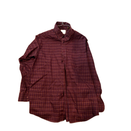 Gold Label Roundtree & York Chemise Homme Infroissable Col Boutonné Taille M