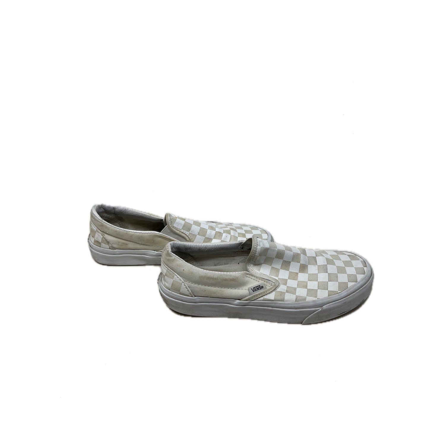 VANS Canvas Checkered Low Top Skate Shoes Mens 7.5 Woman 9