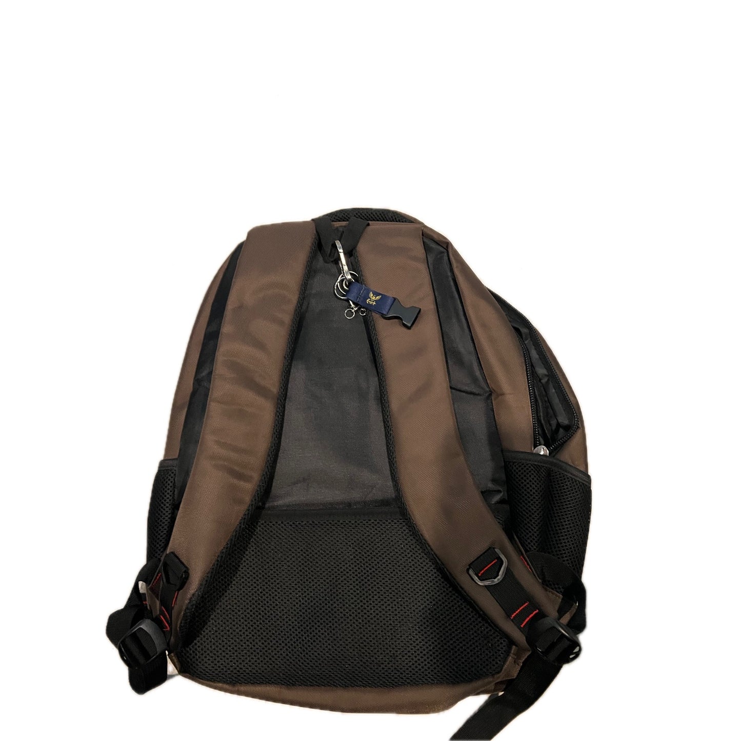 Sport Brand Faux Leather Computer Backpack