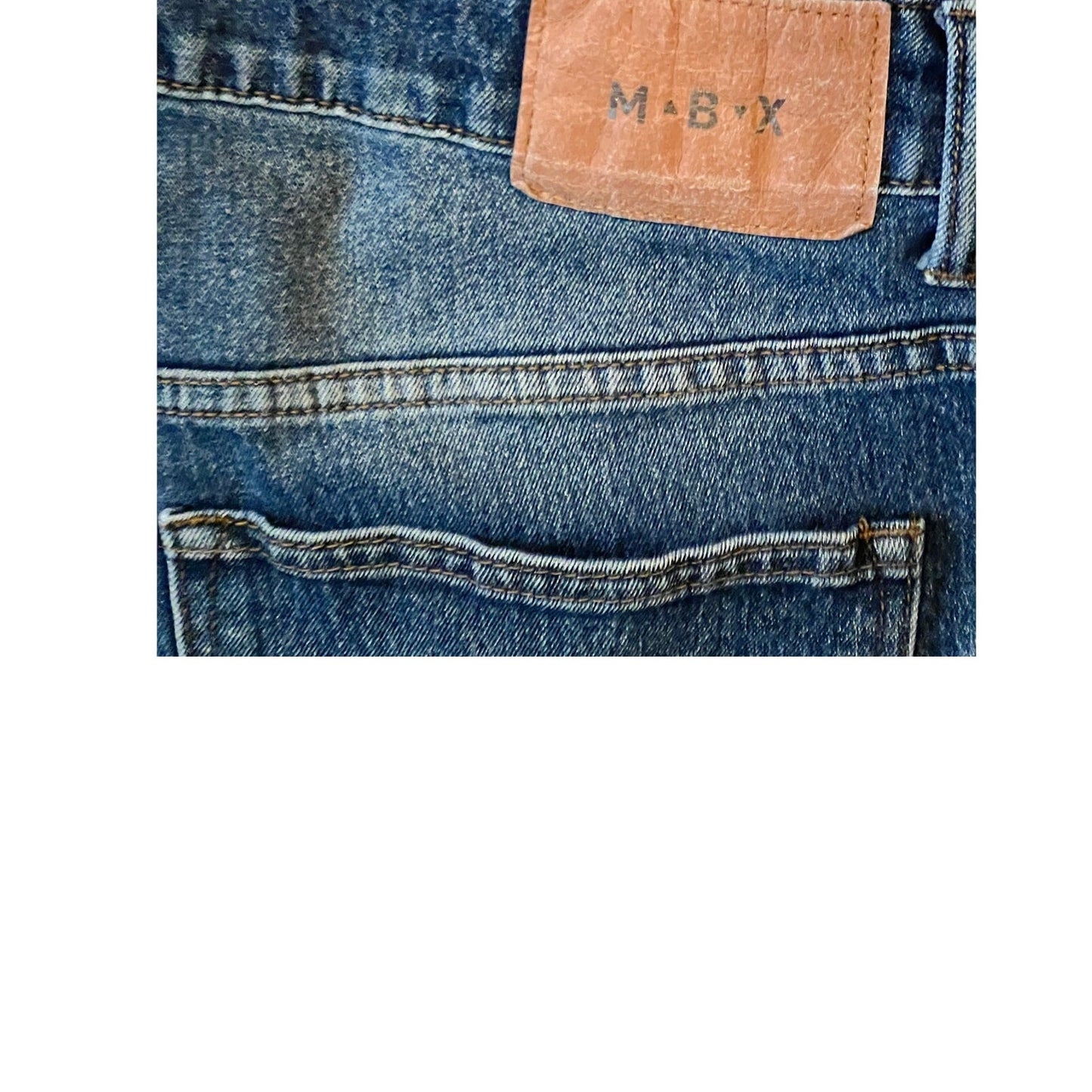 MBX Slim Fit Blue Jeans Mens 38x32