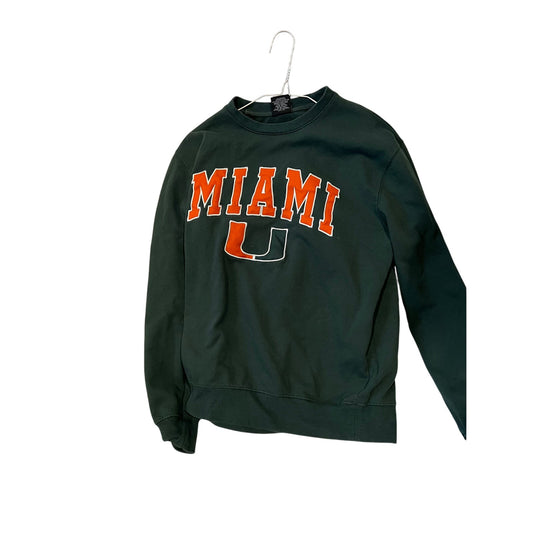 Colosseum Miami U Crewneck Sweatshirt Mens S