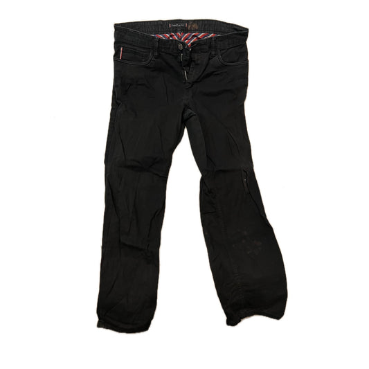 Tommy Hilfiger Straight Leg Black Jeans Mens 33x30