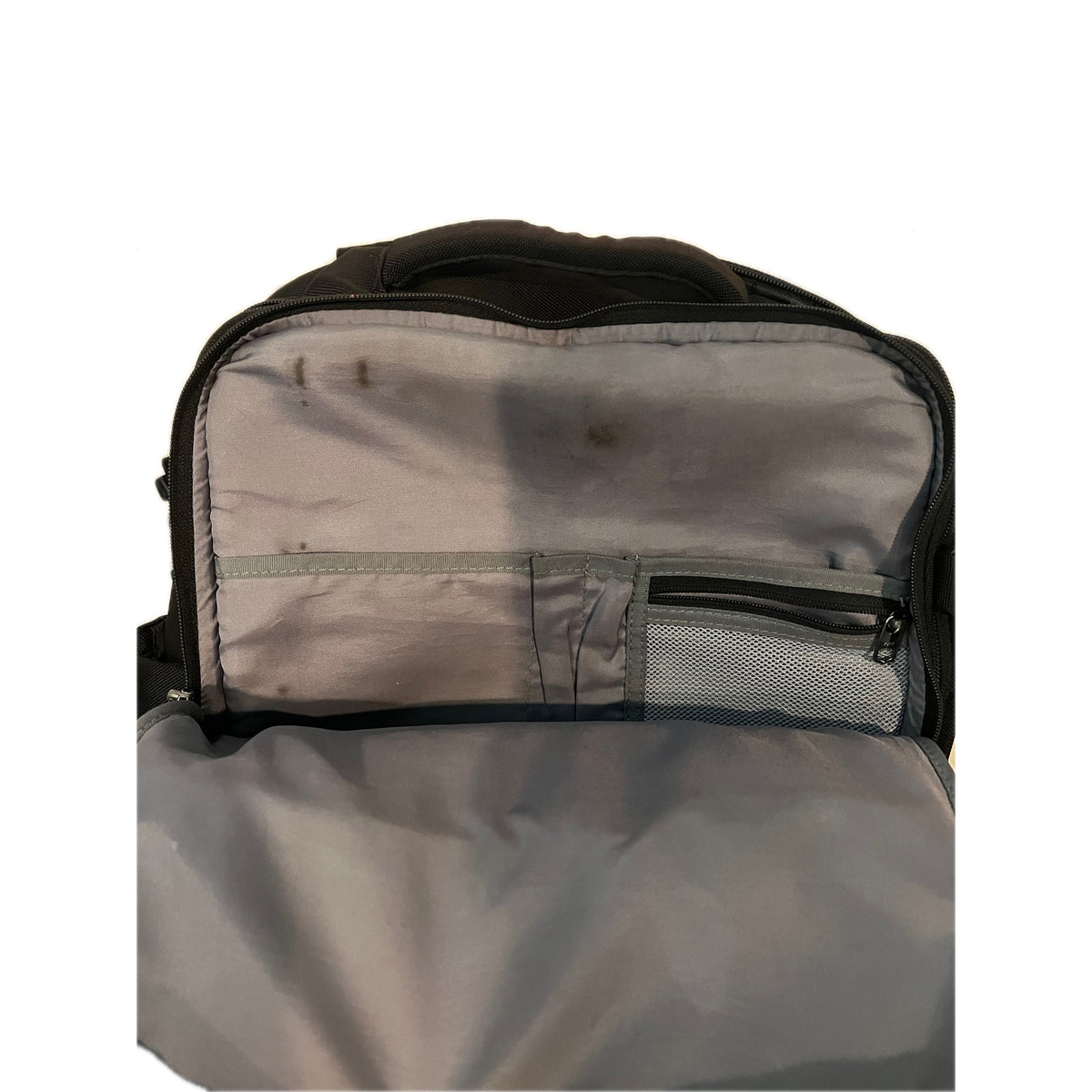 Inatek Clamshell Black Padded Backpack 20" Tall 44L