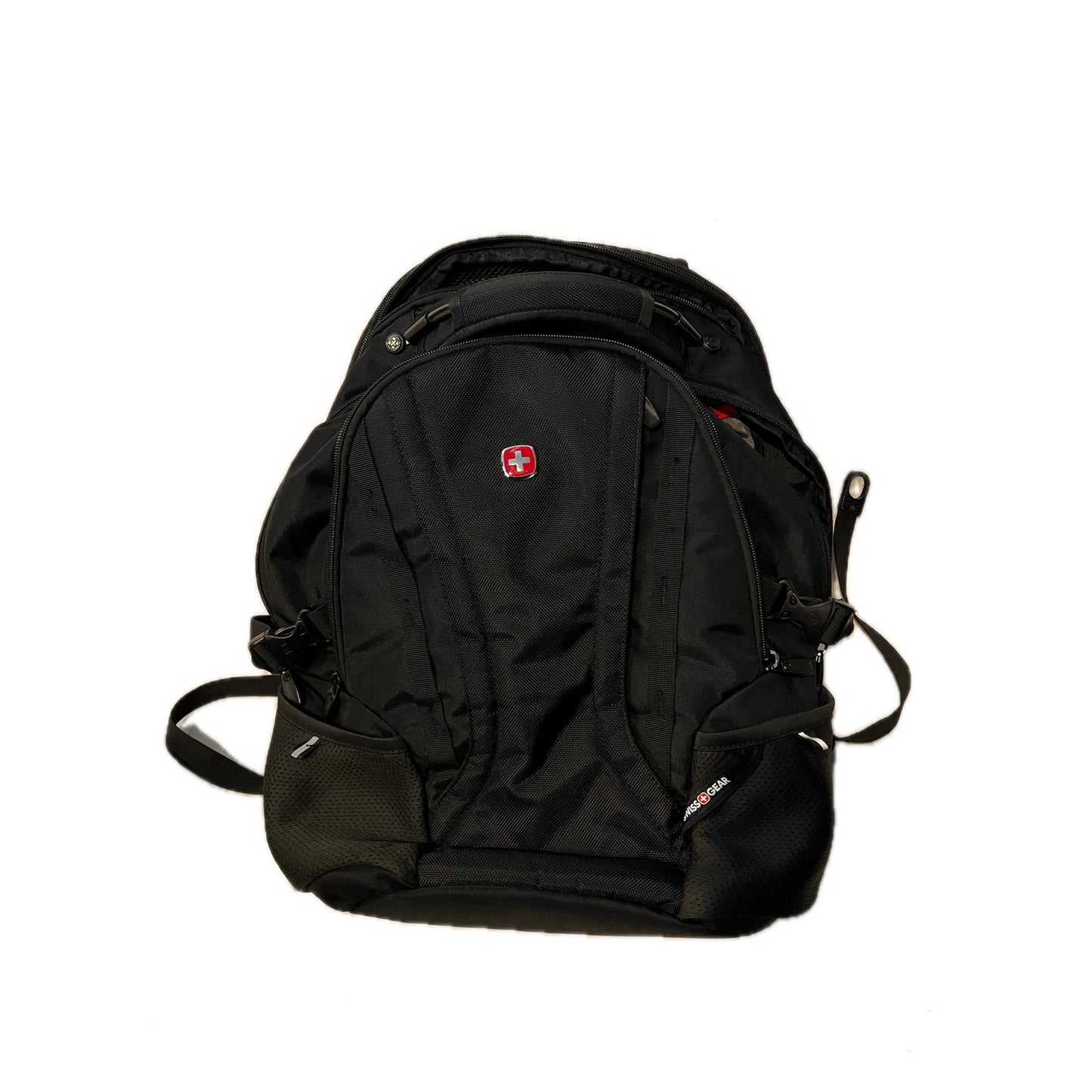 Mochila Swiss Gear 3760 para laptop, negra y roja