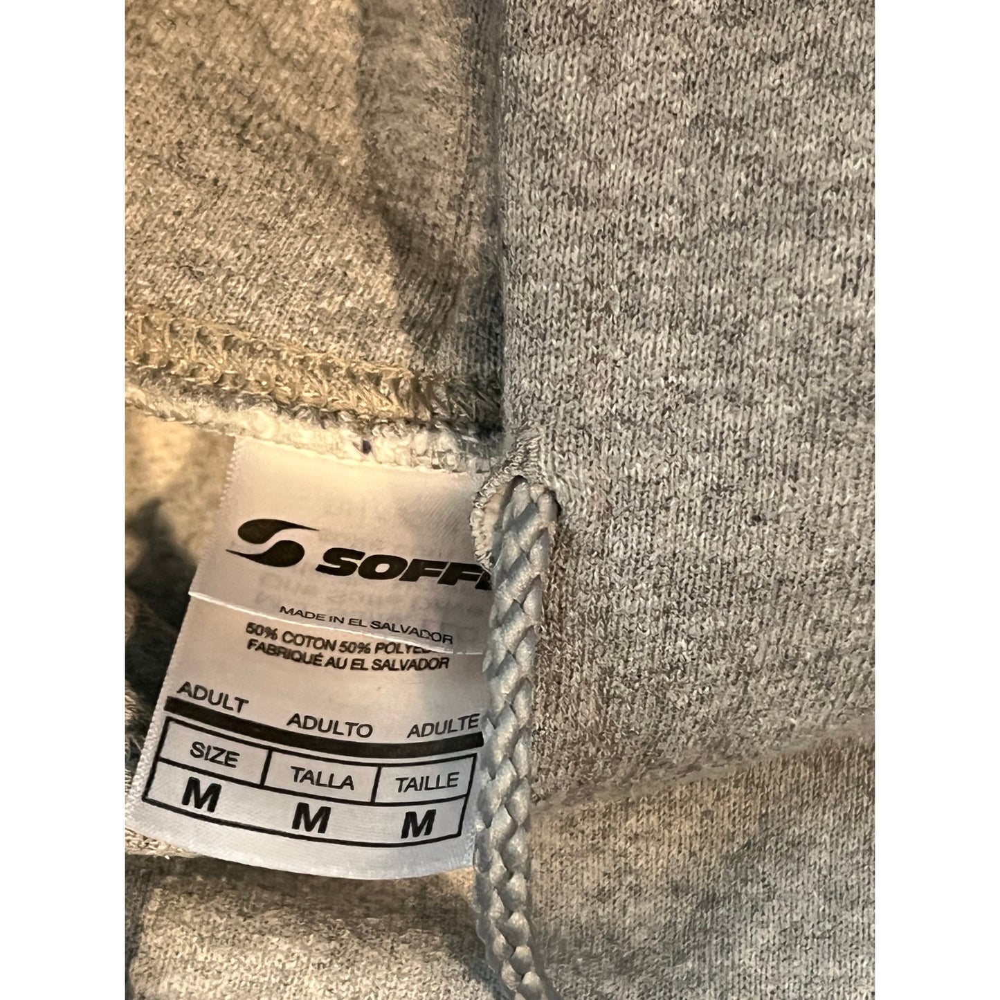 Soffe USA Sweat à Capuche Gris Marine Homme Taille M
