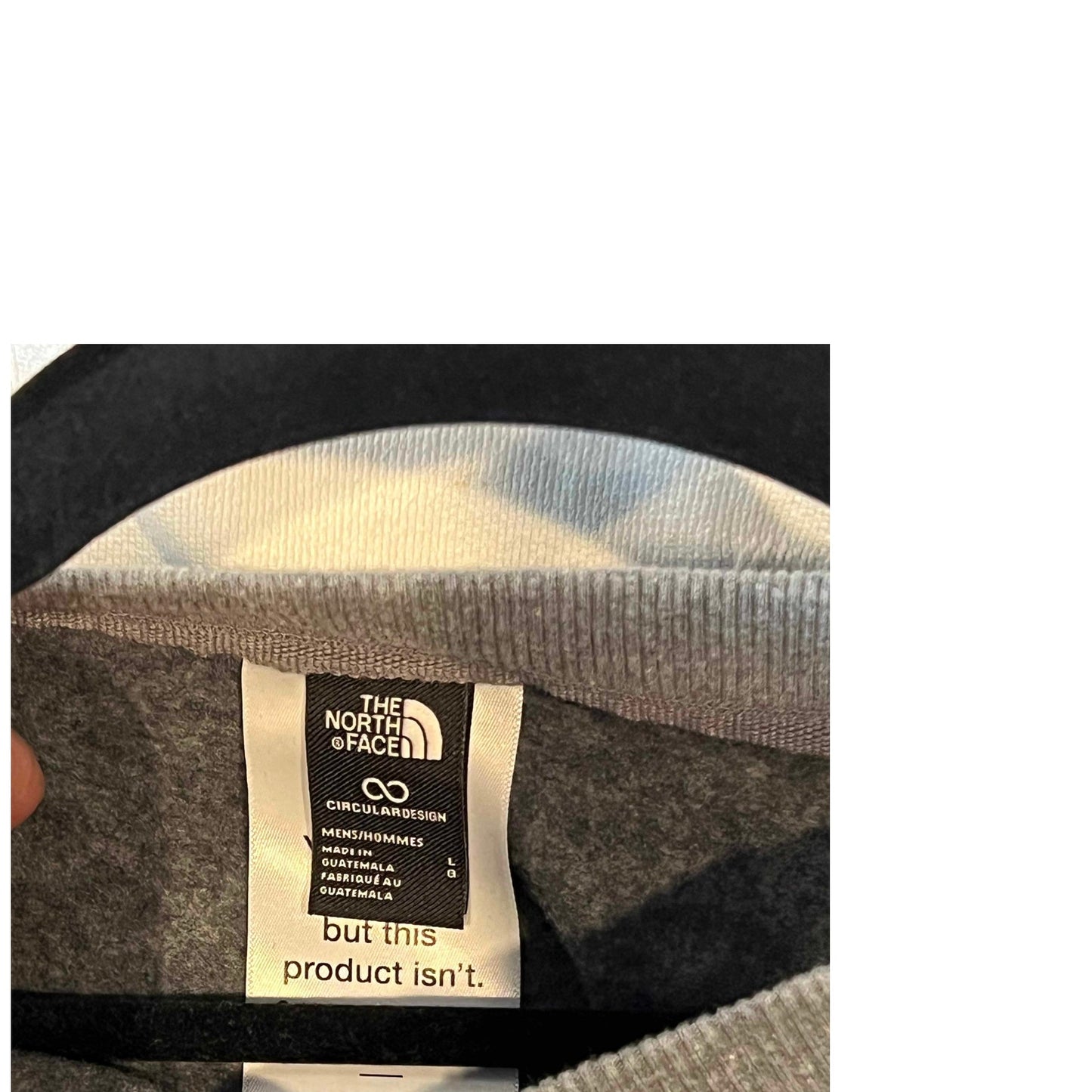 The North Face Grey Men's Crewneck Mens L