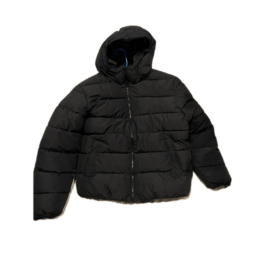 Pull & Bear Hooded Puffer Jacket Mens Lar