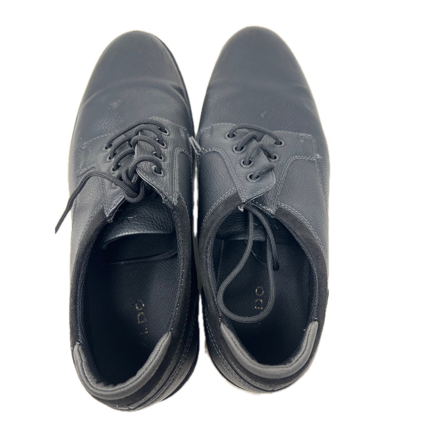 Aldo Charcoal Gray Casual Oxfords Mens 10.5