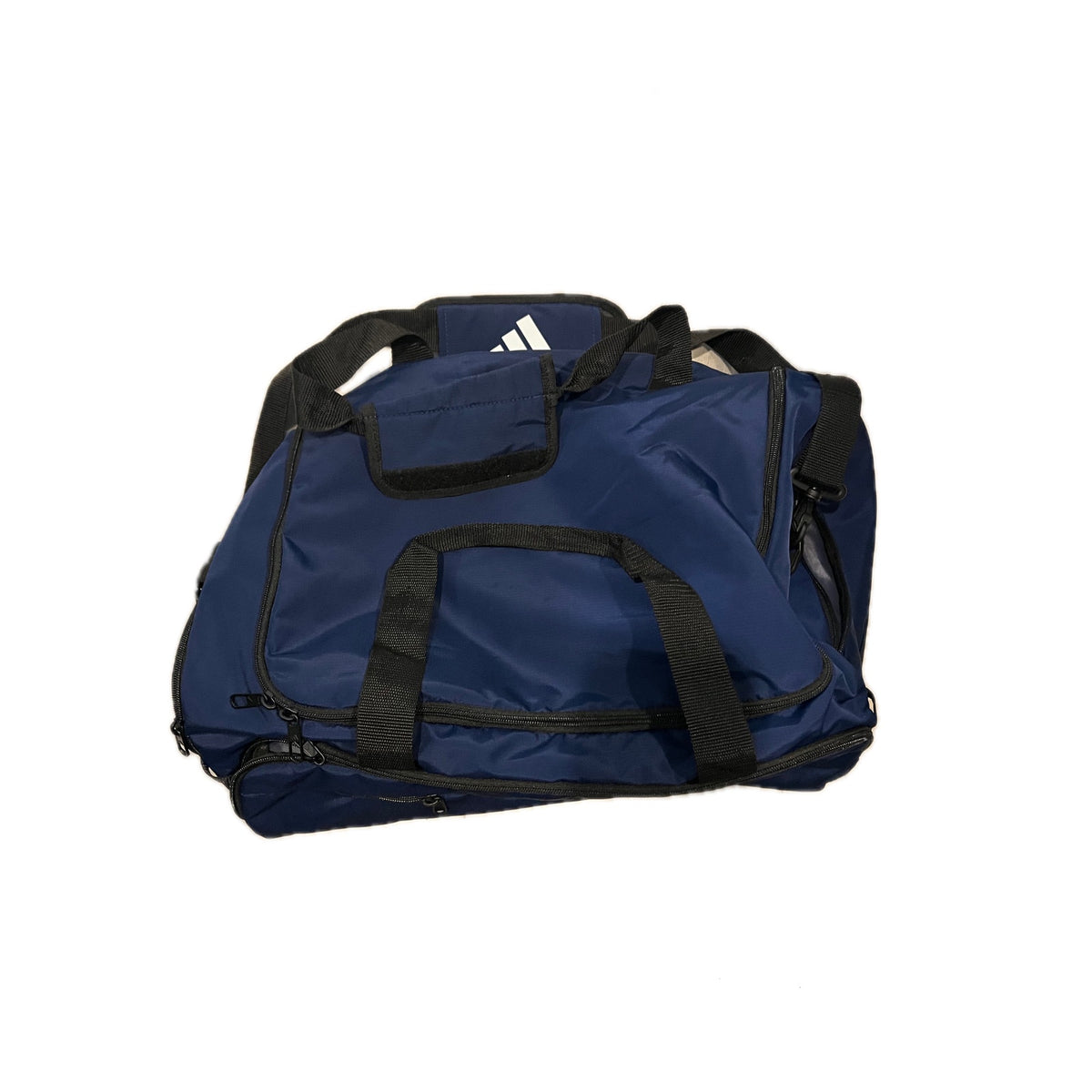 Adidas Defender Medium 20"x12"x10" Blue Black White Duffel