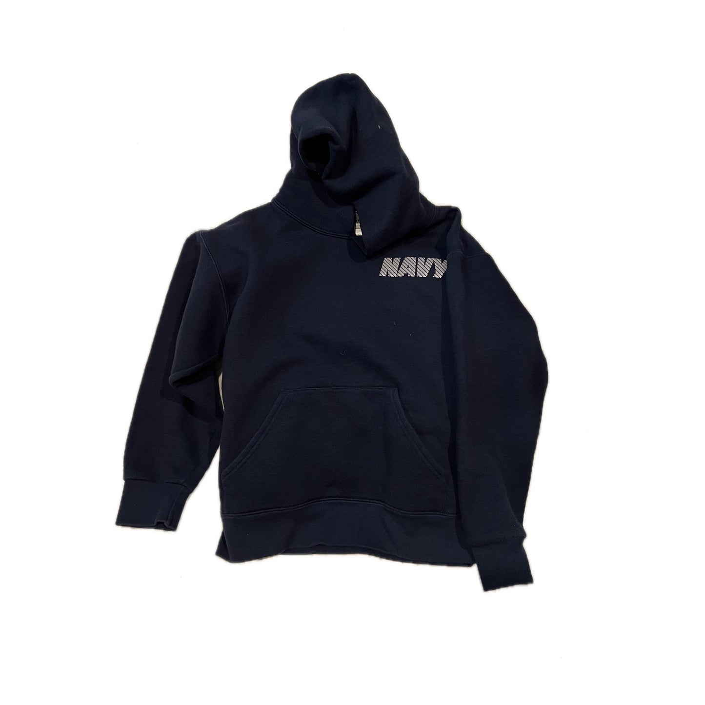 Sweat à capuche gris US Navy pour homme, taille M
