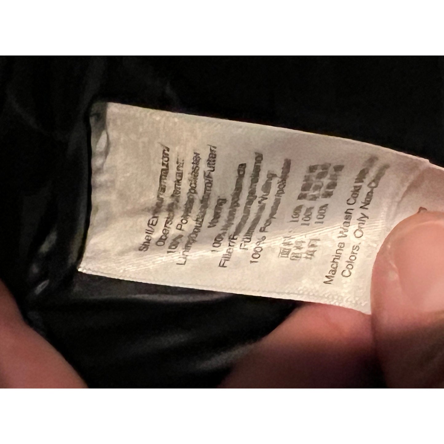 DKNY Parka mi-longue Capuche Noire Femme XS