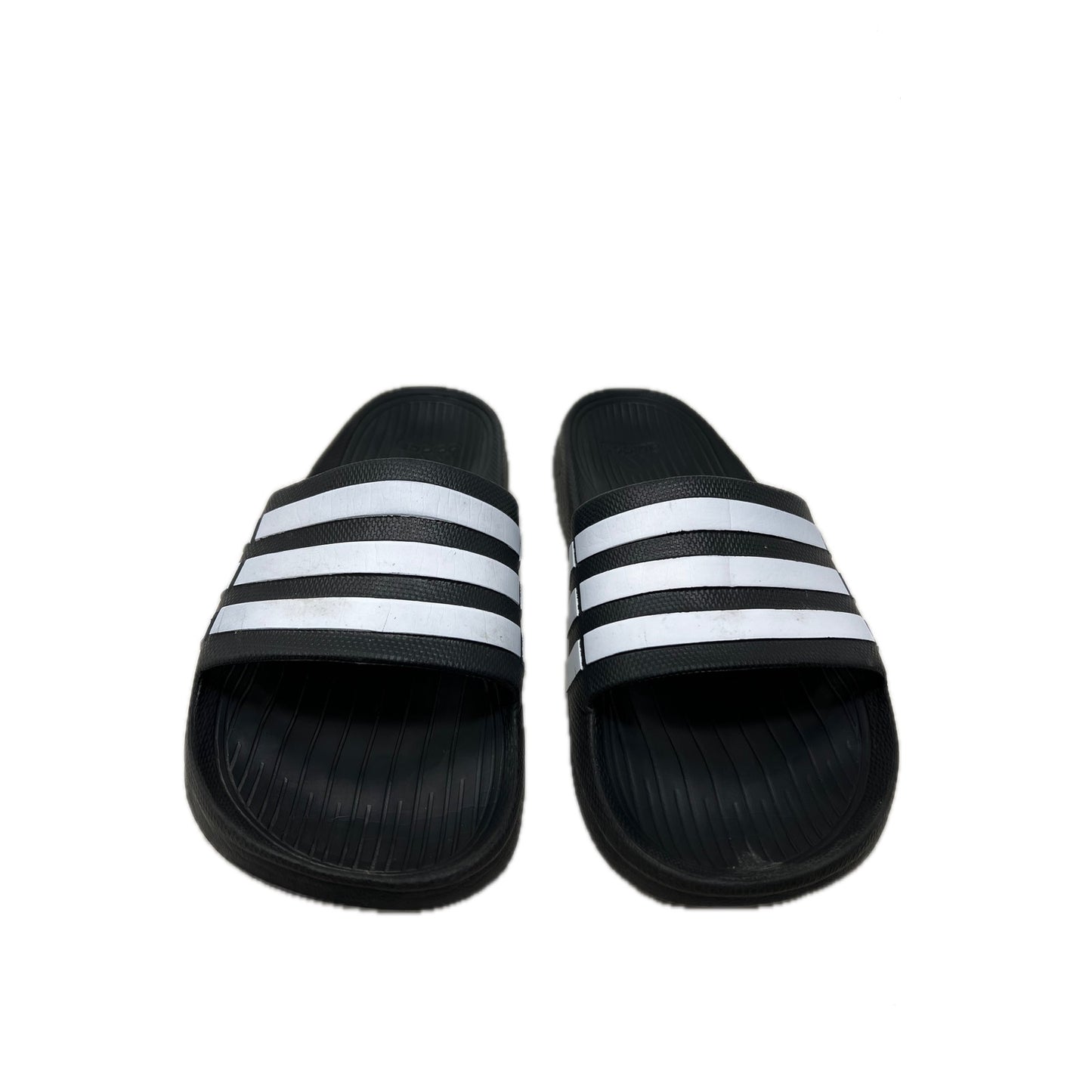adidas Adilette Shower Slides Core Black Cloud White Talla de Hombre 8