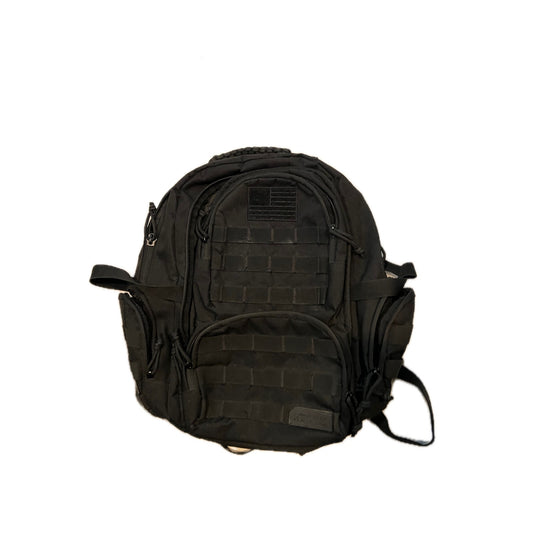 Mochila de lona mediana Highland Tactical Agent negra
