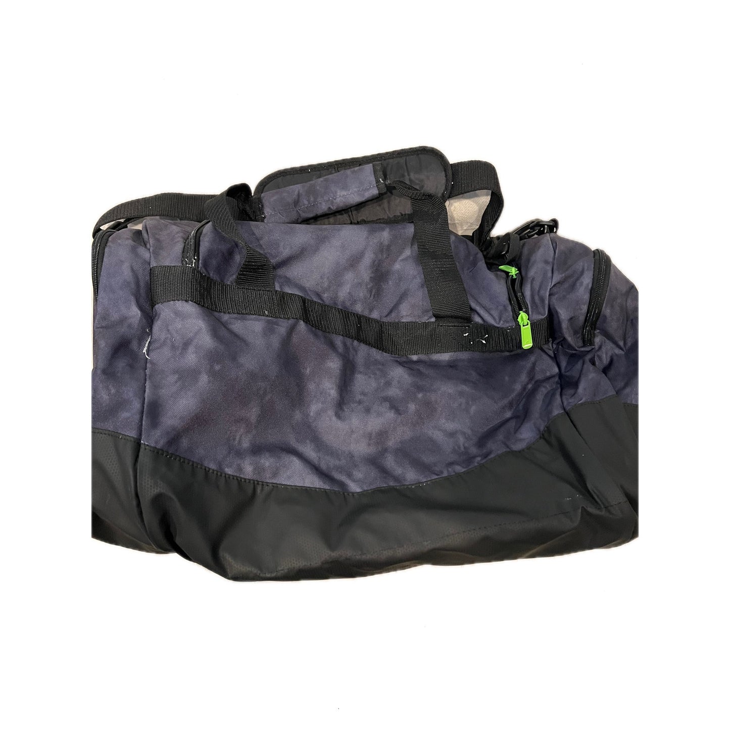 Adidas Defender Medium 20"x12"x12" Gray Green Duffel Gym Bag