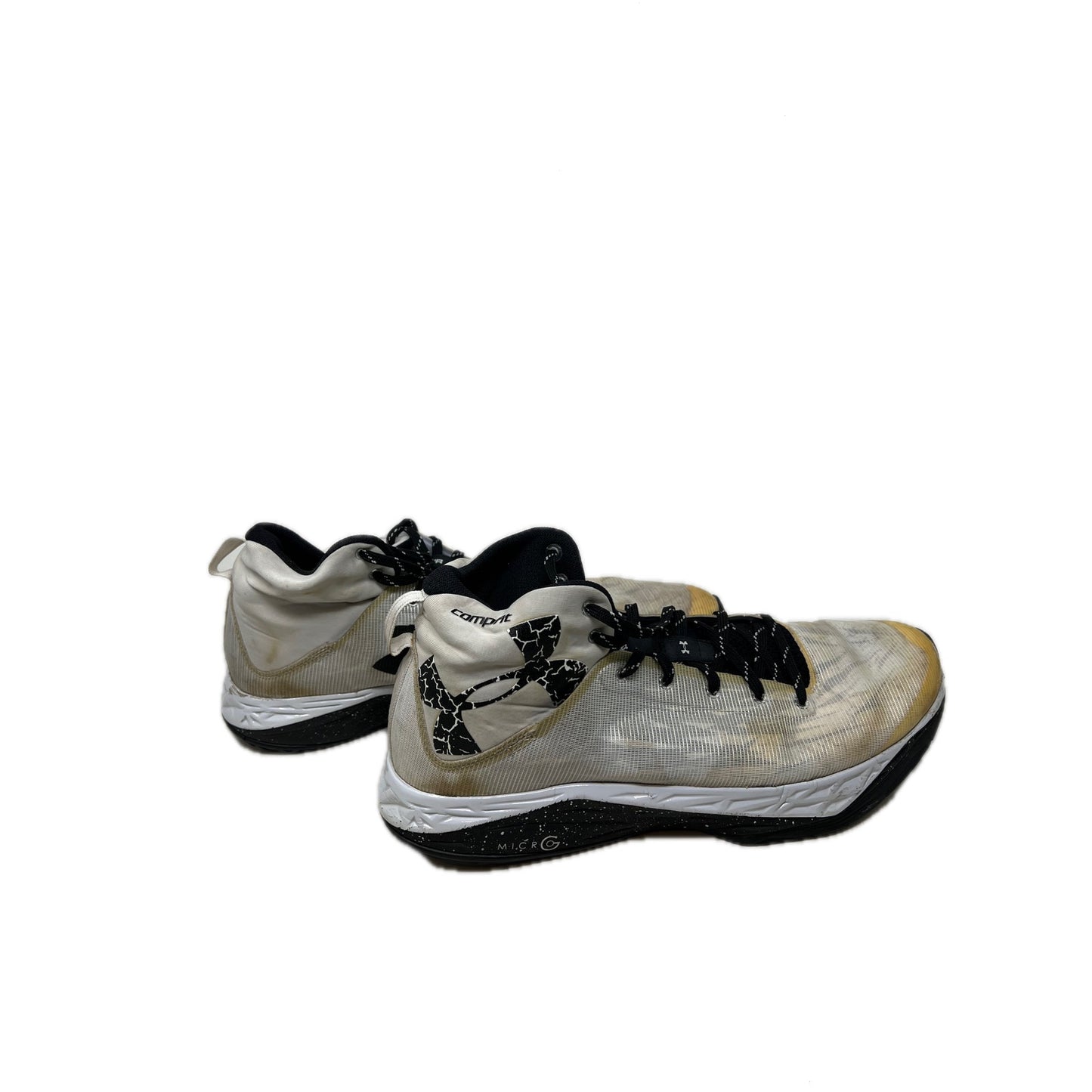 Under Armour Fireshot White Black Gold Mens 13