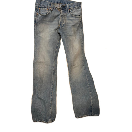 Levi's 501 Classic Straight Leg Jeans Light Blue Mens 30x32