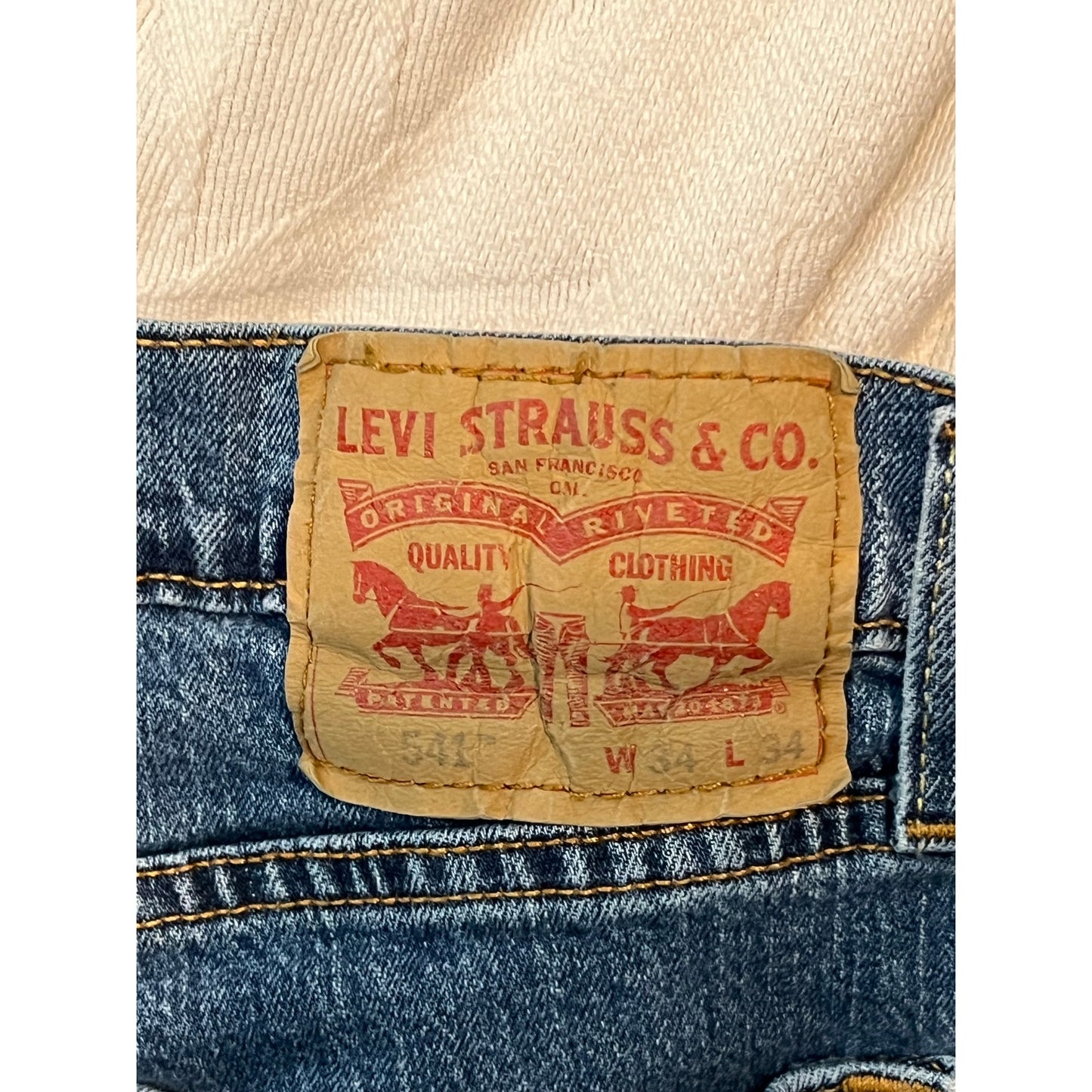 Levi's 541 Athletic Taper Fit Jeans Mens 34x34