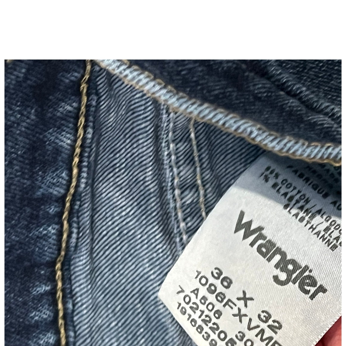 Wrangler Straight Blue Jeans 36x32