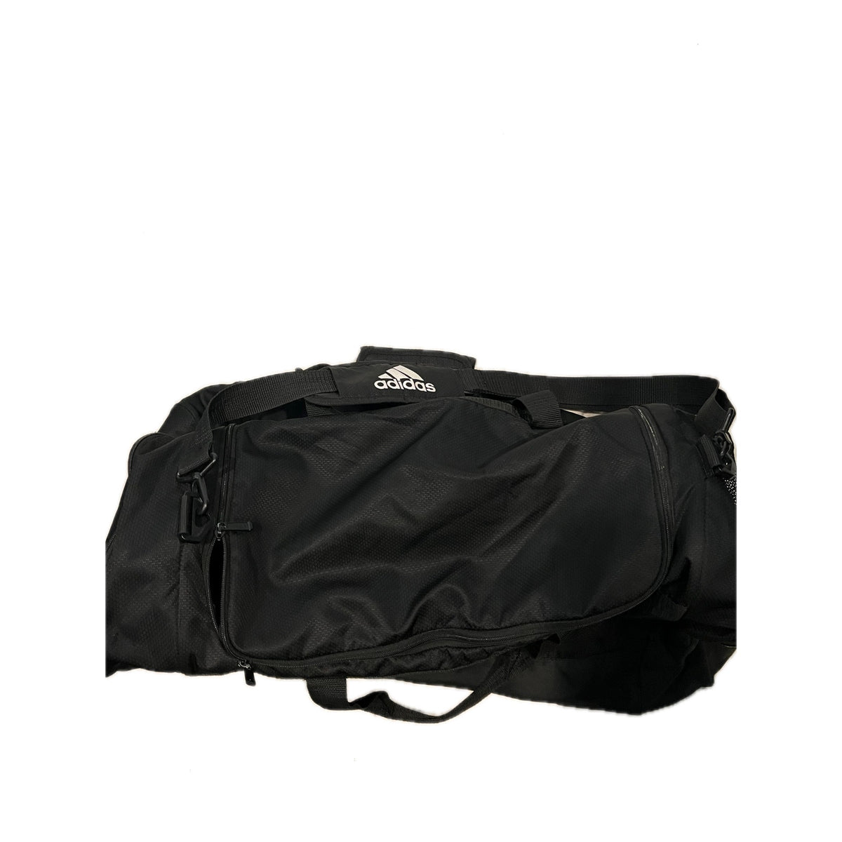 Adidas Defender Large 27"x12"x12" Black White Duffel Bag